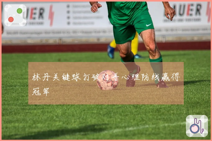 林丹关键球打破对手心理防线赢得冠军