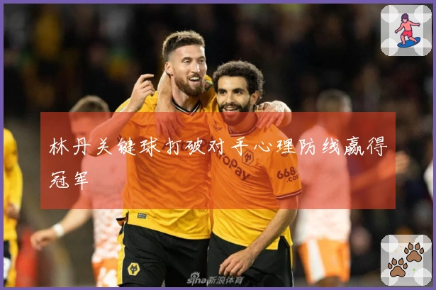 林丹关键球打破对手心理防线赢得冠军